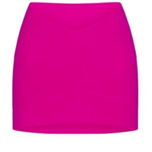 NWT SKIMS BANDEAU KNIT MINI SWIM COVER SKIRT